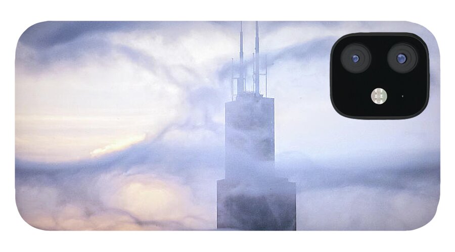 Tranquility iPhone 12 Case featuring the photograph Chicago Tops No. 2 by By Ken Ilio
