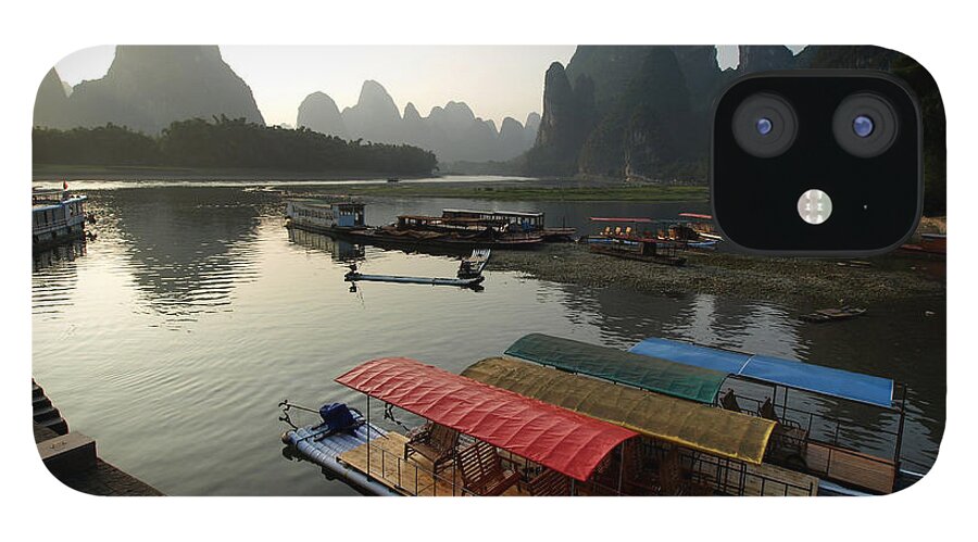 Scenics iPhone 12 Case featuring the photograph China - Li River In Xingping by Ibon Cano Sanz