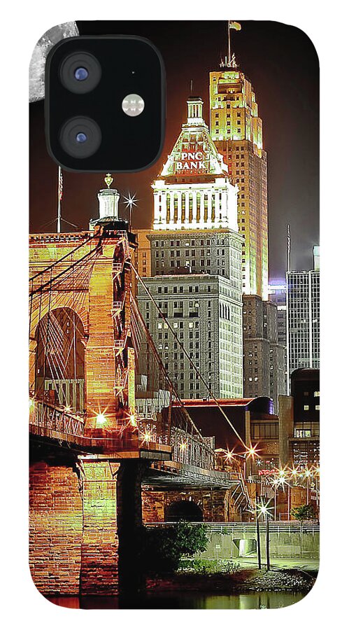 Scenics iPhone 12 Case featuring the photograph Cincinnati by Keith R. Allen