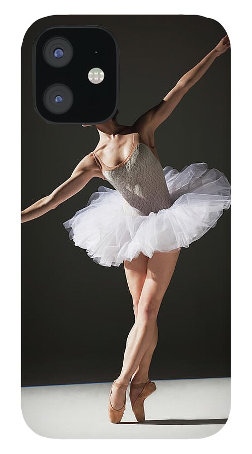 Ballet Dancer iPhone 12 Case featuring the photograph Classical Ballerina On Point by Nisian Hughes