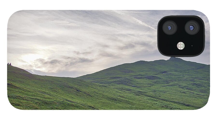 Ashbourne Walk iPhone 12 Case featuring the photograph Clouds over Thorpe Cloud by Scott Lyons