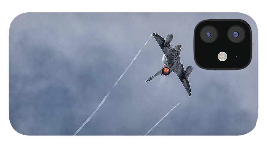 Dassault iPhone 12 Case featuring the photograph Dassault Mirage 2000 D by Hernan Bua