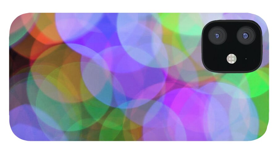 Celebration iPhone 12 Case featuring the photograph Defocused Colored Lights by Stuart Dee