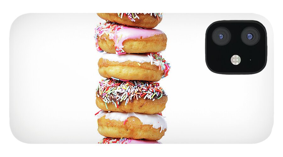 Unhealthy Eating iPhone 12 Case featuring the photograph Donuts by David Freund