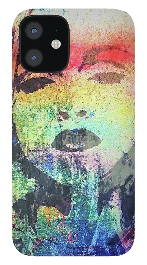 Madonna iPhone 12 Case featuring the mixed media Dress you up by Jayime Jean