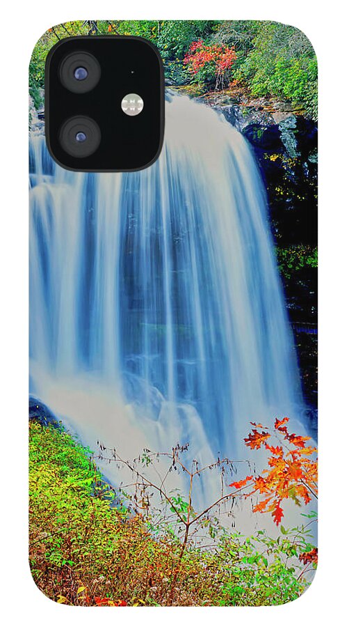 Dry Falls iPhone 12 Case featuring the photograph Dry Falls Front November by Meta Gatschenberger
