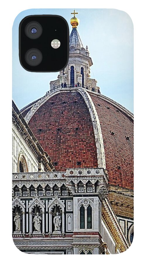 Florence Cathedral iPhone 12 Case featuring the photograph Endless Beauty by Lyuba Filatova