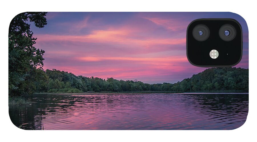 Lake iPhone 12 Case featuring the photograph Evening at Springfield Lake by Allin Sorenson