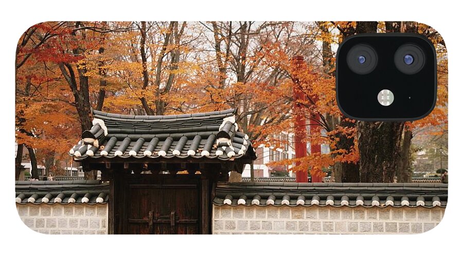 Tranquility iPhone 12 Case featuring the photograph Fall In Jeonju by Stephanie Anglemyer Photography
