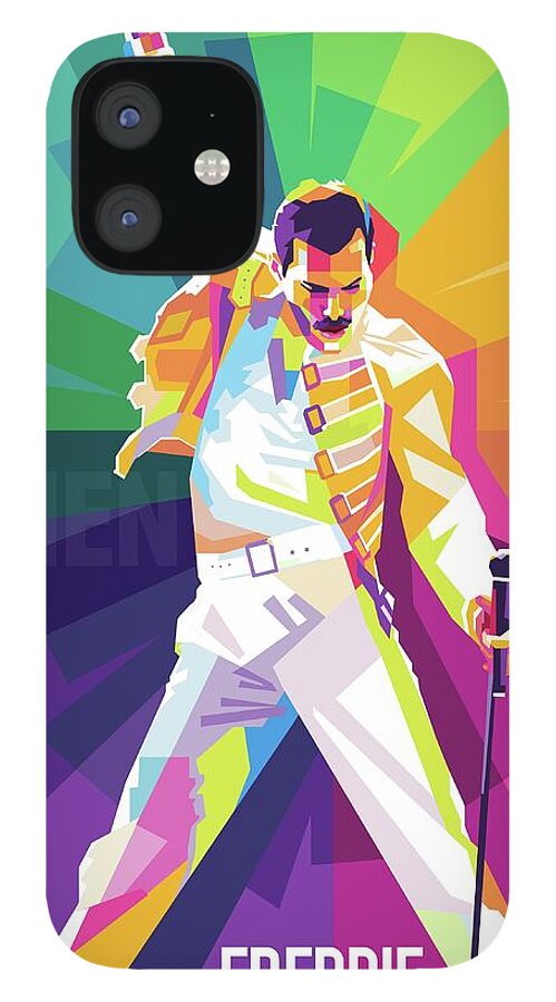Freddie Mercury iPhone 12 Case by Tri Minto - Pixels