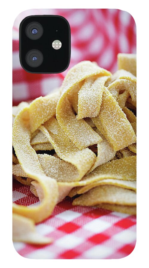 Sugar iPhone 12 Case featuring the photograph Fresh Pasta In Cloth by Line Klein