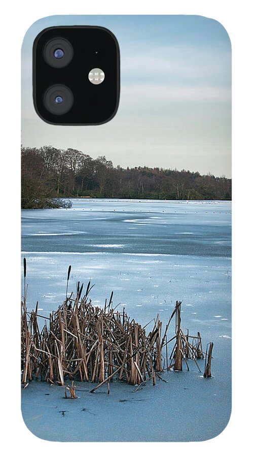 Tranquility iPhone 12 Case featuring the photograph Frozen Lake by Peter Mulligan
