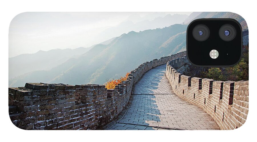 Chinese Culture iPhone 12 Case featuring the photograph Great Wall In China by Perkus