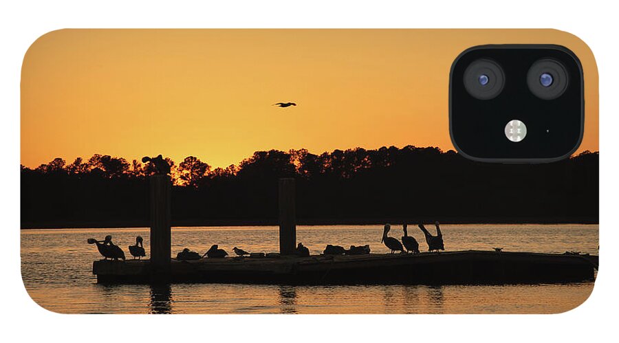 Sunset iPhone 12 Case featuring the photograph Happy Hour on Hilton Head by Dennis Schmidt