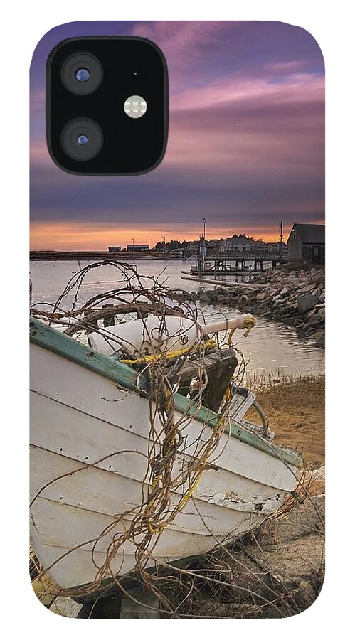 Tranquility iPhone 12 Case featuring the photograph Harbor Relic Sweetpeas Return by Frameworthyfotography By Thadd