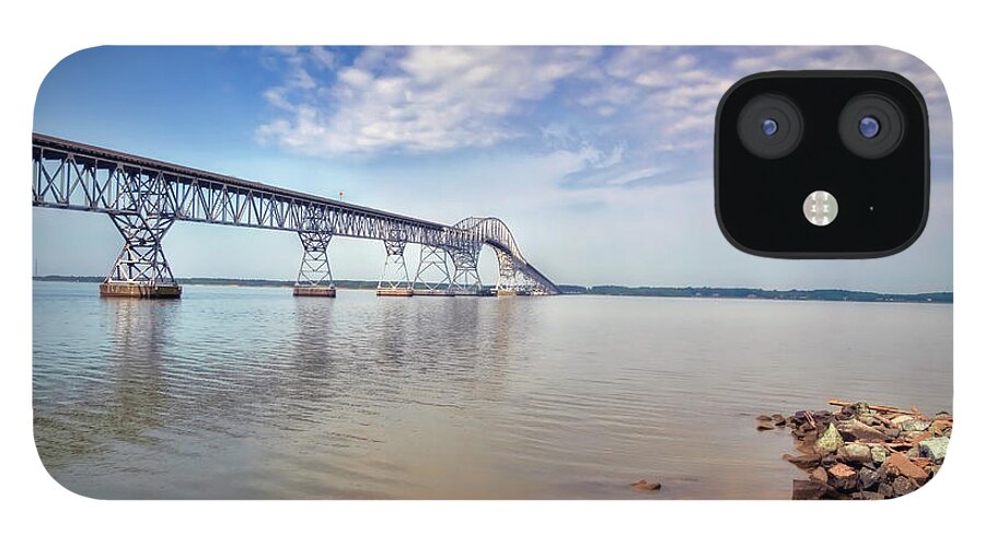Tranquility iPhone 12 Case featuring the photograph Harry Nice Bridge by Photo By Bill Hutchins