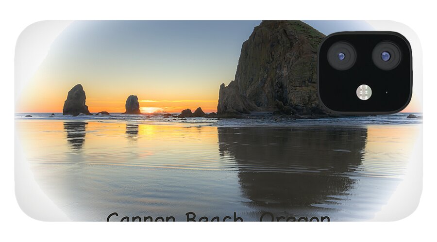 Haystack iPhone 12 Case featuring the photograph Haystack Reflections 0704-2 by Kristina Rinell