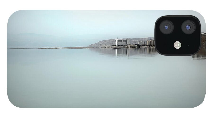 Scenics iPhone 12 Case featuring the photograph Hotels At Dead Sea Shoreline by Eldadcarin