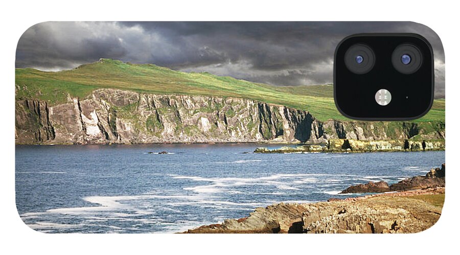 Scenics iPhone 12 Case featuring the photograph Ireland Coast Rock by (c)paolodelpapa