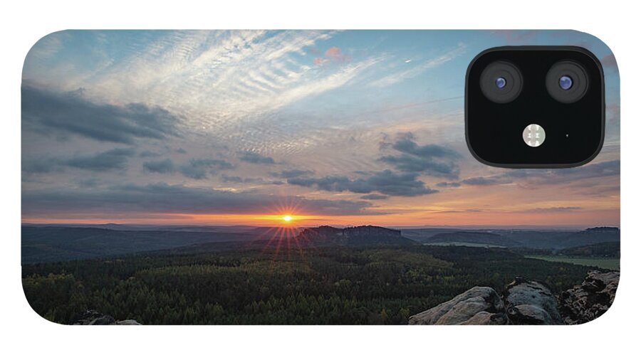 Nature iPhone 12 Case featuring the photograph Just Before Sundown by Andreas Levi