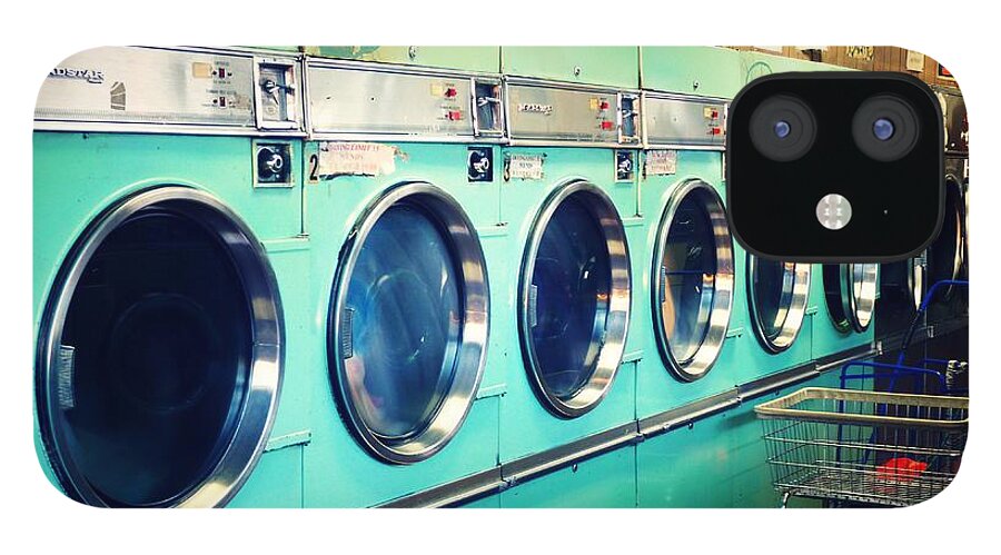 Laundromat iPhone 12 Case featuring the photograph Laundromat by Vivienne Gucwa