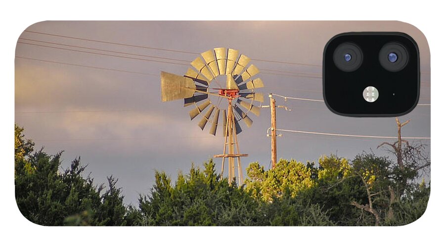 Sky iPhone 12 Case featuring the photograph Lazy Hill Country Afternoon by Ivars Vilums