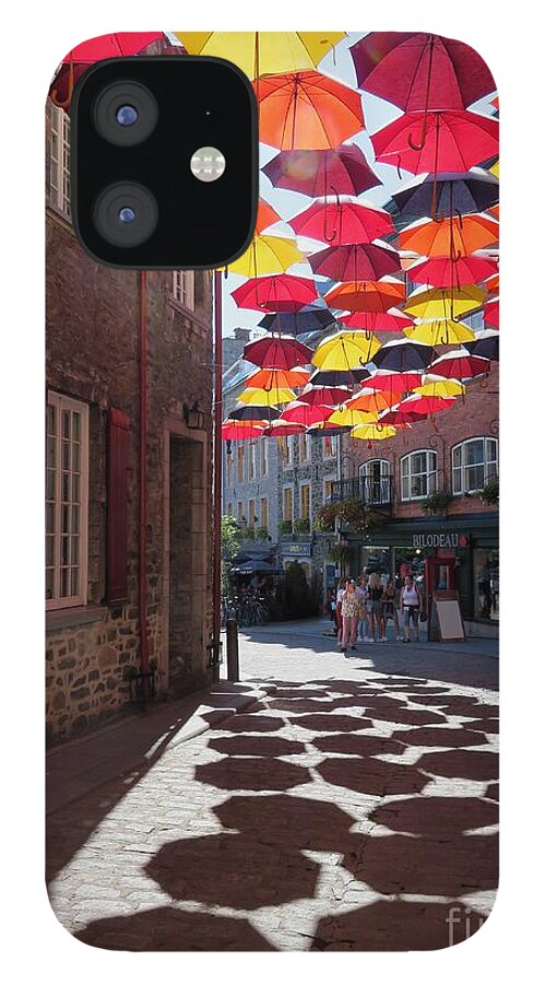 Umbrellas iPhone 12 Case featuring the photograph Let it Rain 1 by Diana Rajala
