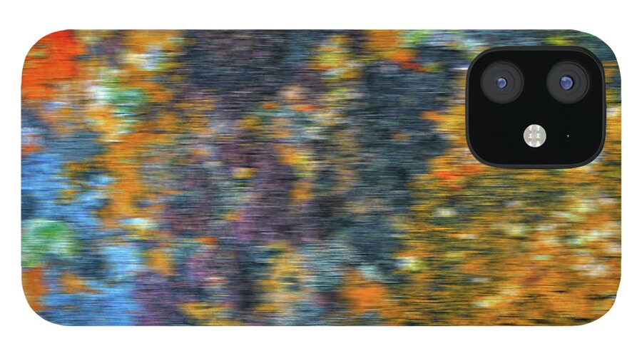 Lichen iPhone 12 Case featuring the photograph Lichen Abstract #1 by Jonathan Thompson