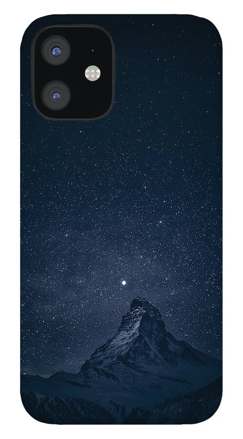 Switzerland iPhone 12 Case featuring the photograph Matterhorn Sterne by Robert Fawcett