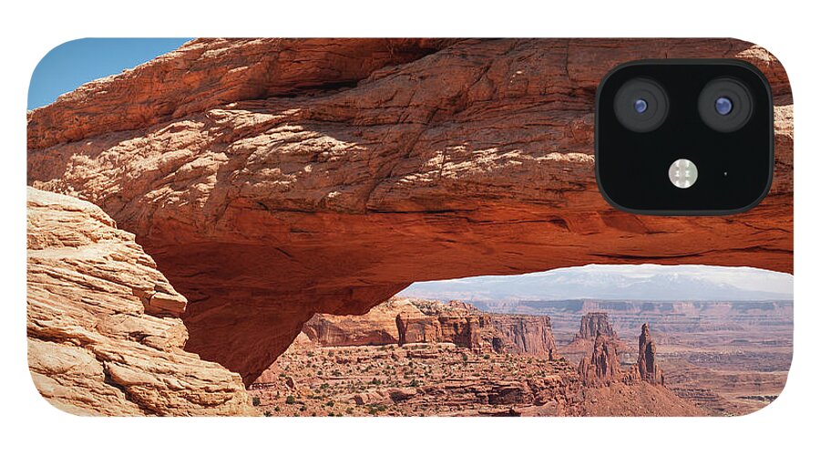 Scenics iPhone 12 Case featuring the photograph Mesa Arch, Canyonlands, Moab, Utah, Usa by Fotomonkee