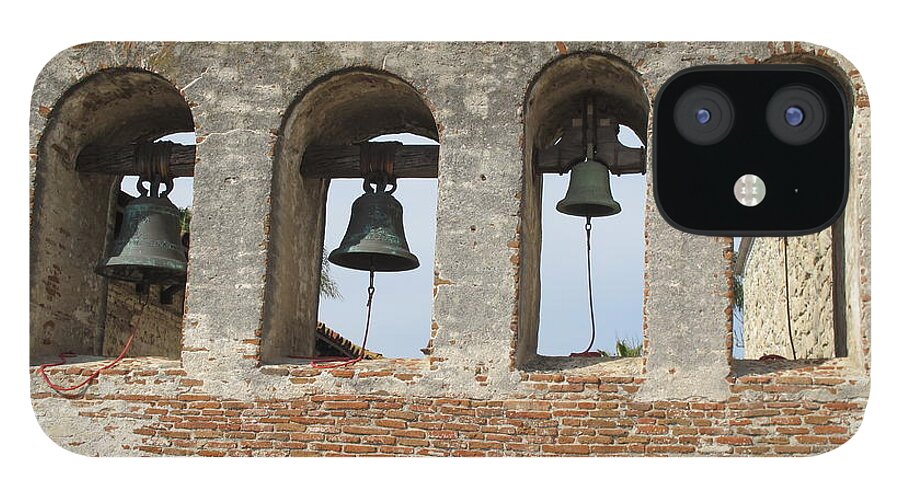 Bells iPhone 12 Case featuring the photograph Mission Bells by Laura Smith