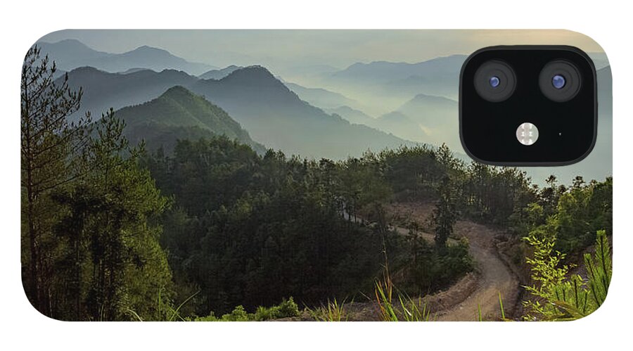 Cloud iPhone 12 Case featuring the photograph Misty Mountain Morning by William Dickman