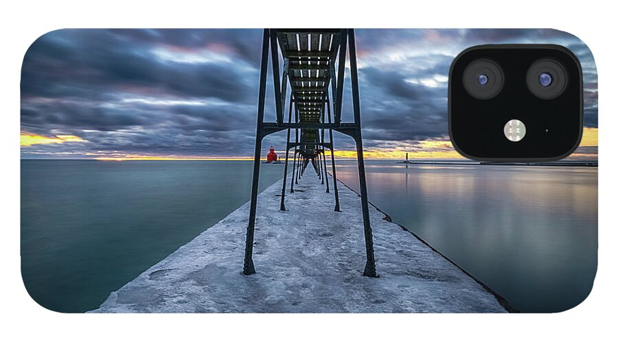 Lighthouse iPhone 12 Case featuring the photograph Morning Light by Brad Bellisle