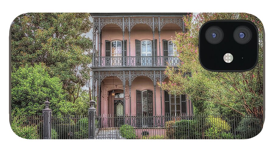 Garden District iPhone 12 Case featuring the photograph Morris Israel House by Susan Rissi Tregoning