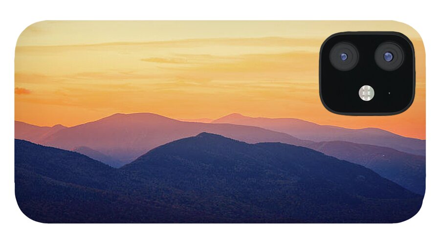 Autumn iPhone 12 Case featuring the photograph Mountain Light And Silhouette by Jeff Sinon