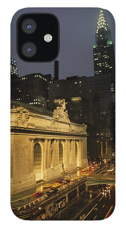 The End iPhone 12 Case featuring the photograph New York At Night by Jake Rajs