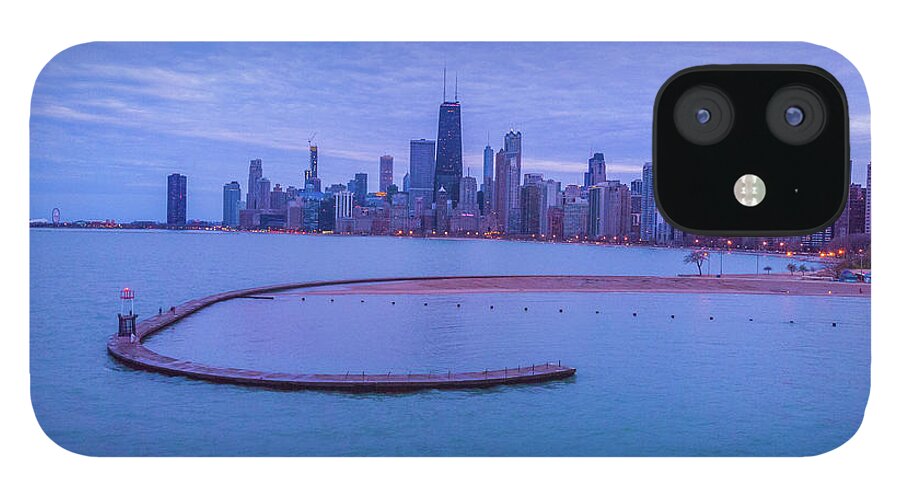 Chicago iPhone 12 Case featuring the photograph North Avenue Beach Chicago, IL by Bobby K