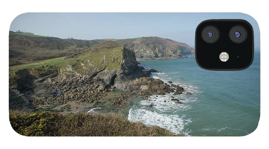 Scenics iPhone 12 Case featuring the photograph North Coast Of Cornwall by Dr T J Martin