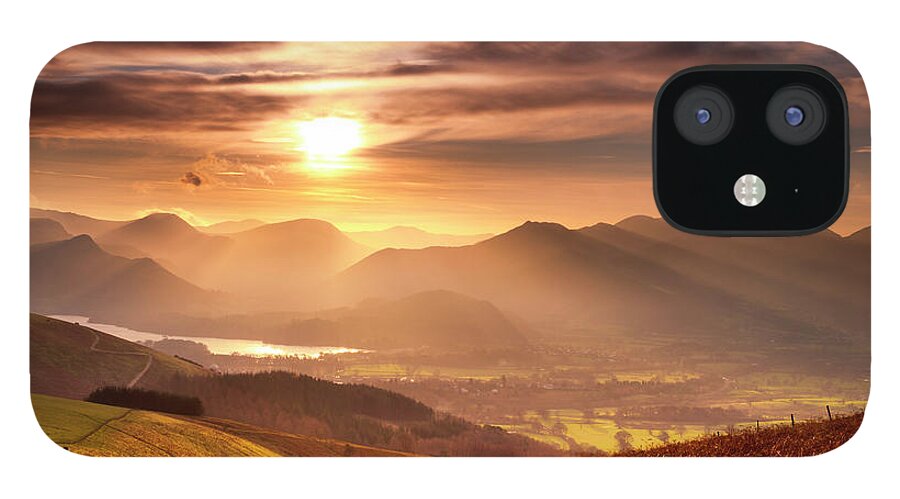 Scenics iPhone 12 Case featuring the photograph Northern Fells, Lake District by John Finney Photography