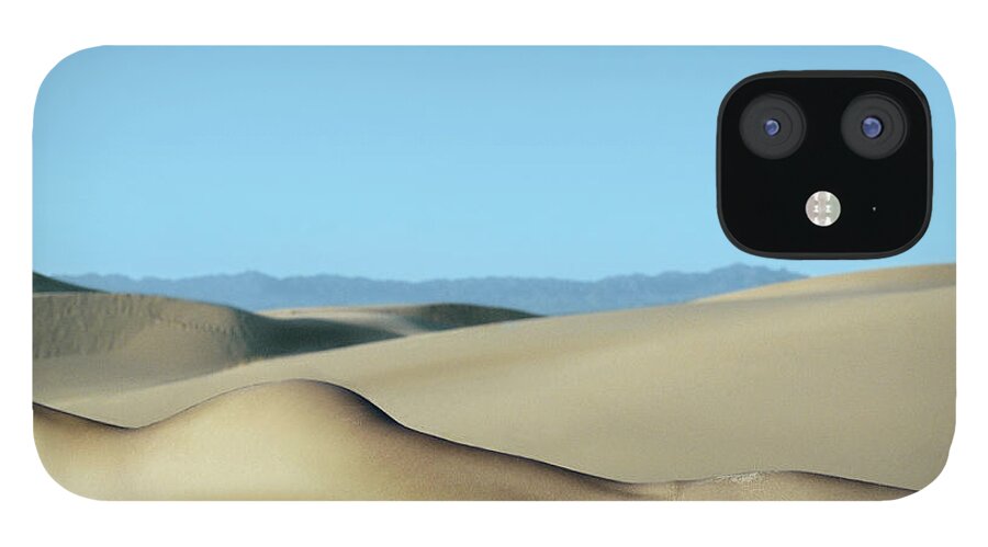 Curve iPhone 12 Case featuring the photograph Nude Woman In Desert by Seth Goldfarb