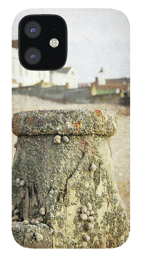 Bollard iPhone 12 Case featuring the photograph Old Post Of Jetty by Melinda Moore