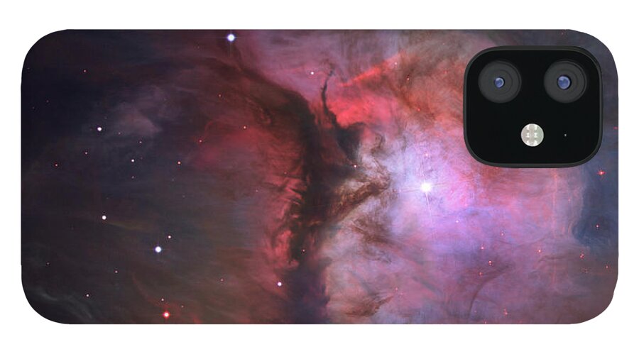 Scenics iPhone 12 Case featuring the photograph Orion Nebula by Nasa/esa/stsci/m.robberto,hst Orion Treasury Team/ Spl