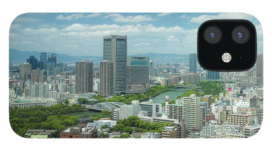 Osaka Prefecture iPhone 12 Case featuring the photograph Osaka Sakuranomiya by I Love Photo And Apple.