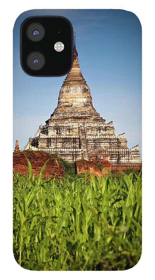 Pagoda iPhone 12 Case featuring the photograph Pagode In Bagan, Myanmar by Daniel Osterkamp
