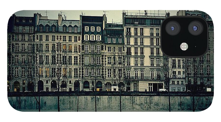 Outdoors iPhone 12 Case featuring the photograph Parisian Architecture by Louise Legresley