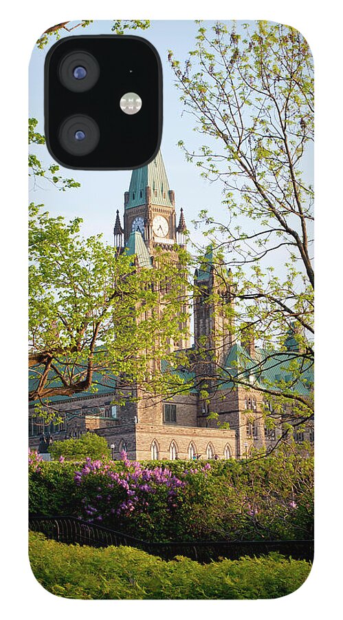 Clock Tower iPhone 12 Case featuring the photograph Parliament Buildings by David Chapman / Design Pics