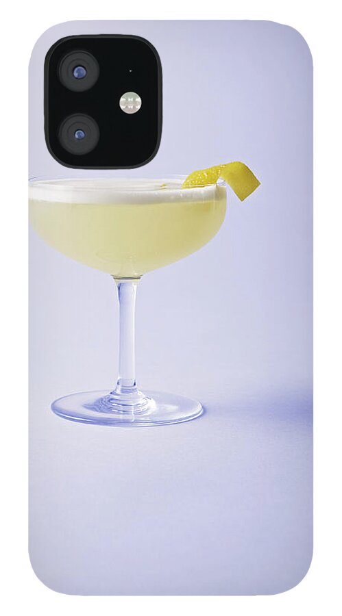Martini Glass iPhone 12 Case featuring the photograph Pisco Sour by Mark Lund