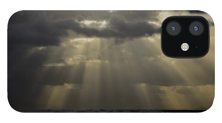 Wave iPhone 12 Case featuring the photograph Polihale Spirits in the Sky by Debra Banks