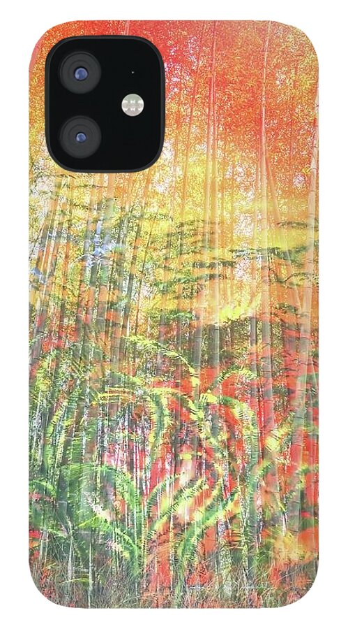 Aina iPhone 12 Case featuring the painting Puna Jungle by Michael Silbaugh