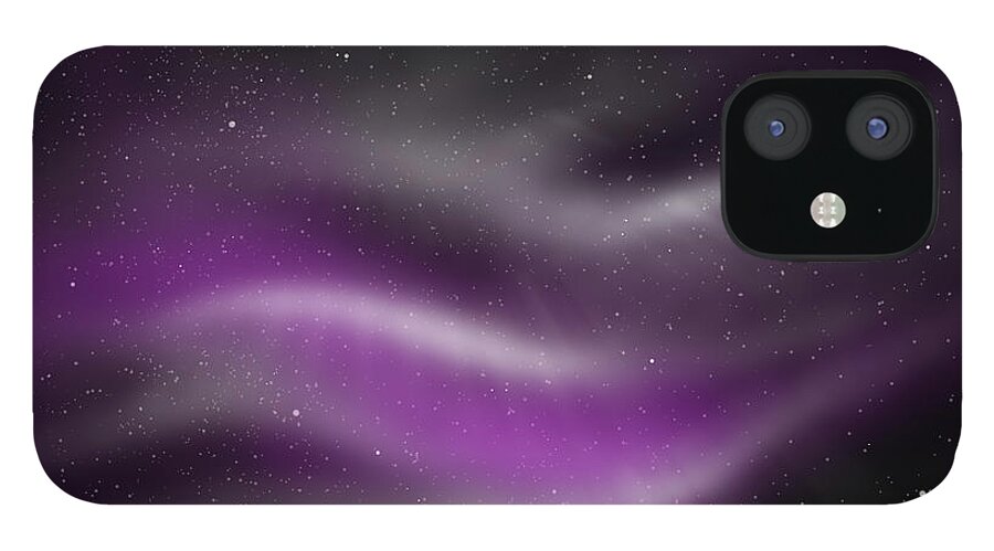 Purple iPhone 12 Case featuring the photograph Purple Haze by Goldmund
